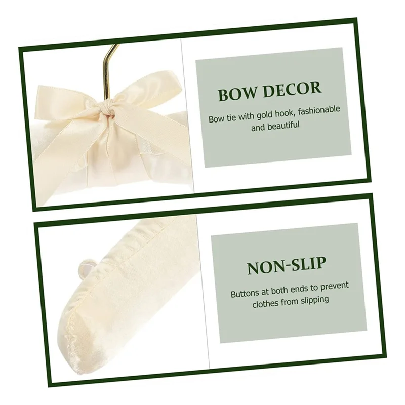 

【Popular】10 Pcs Non-Slip Hanger White Hangers Sweater Hangers Skirt Hangers Padded Hangers For Women Clothing Foam Coat Hanger