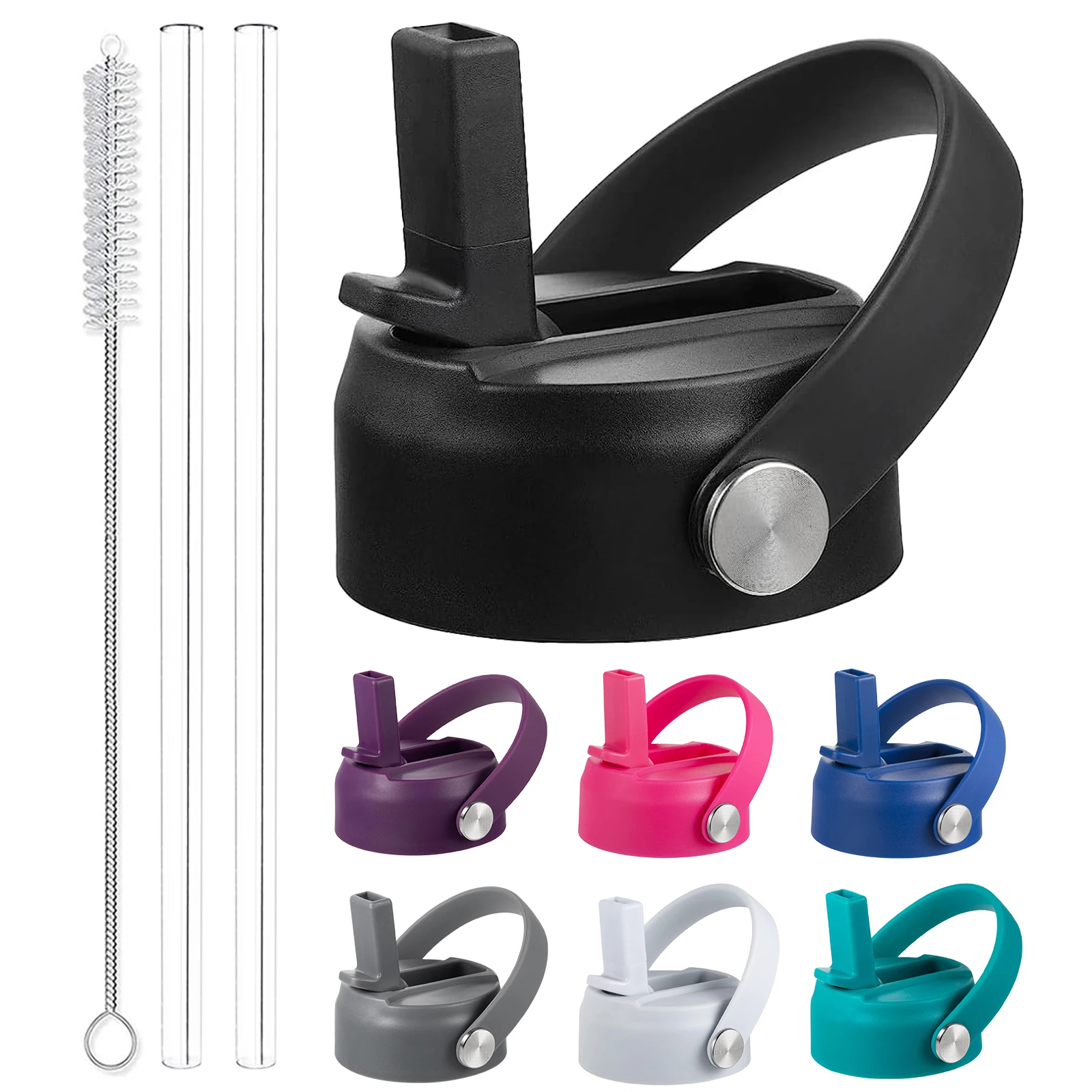 غطاء من القش لزجاجات المياه ذات الفم الواسع