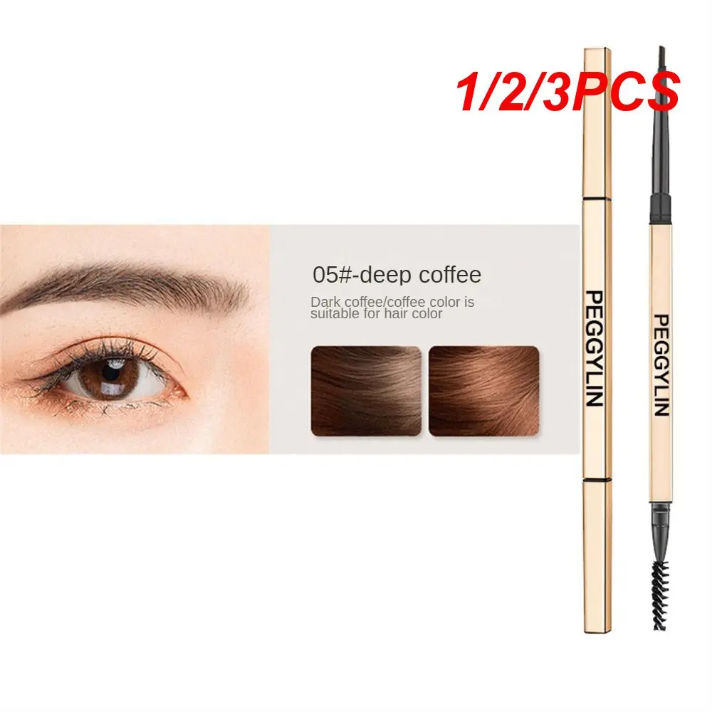 

1/2/3PCS Eye Makeup Coloring In Place Size 15.2 2 1cm Cosmetics Double Eyebrow Pencil