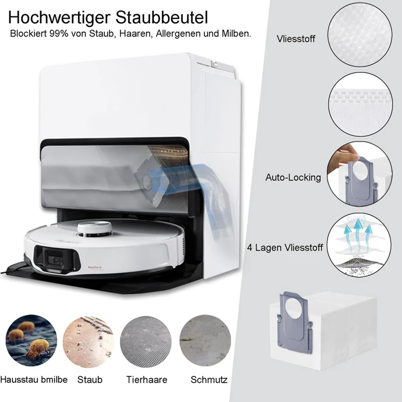 Accesorios para Roborock S8 Maxv, cepillo lateral Ultra principal, filtro Hepa, mopa, paño, bolsas de polvo, Robot aspirador