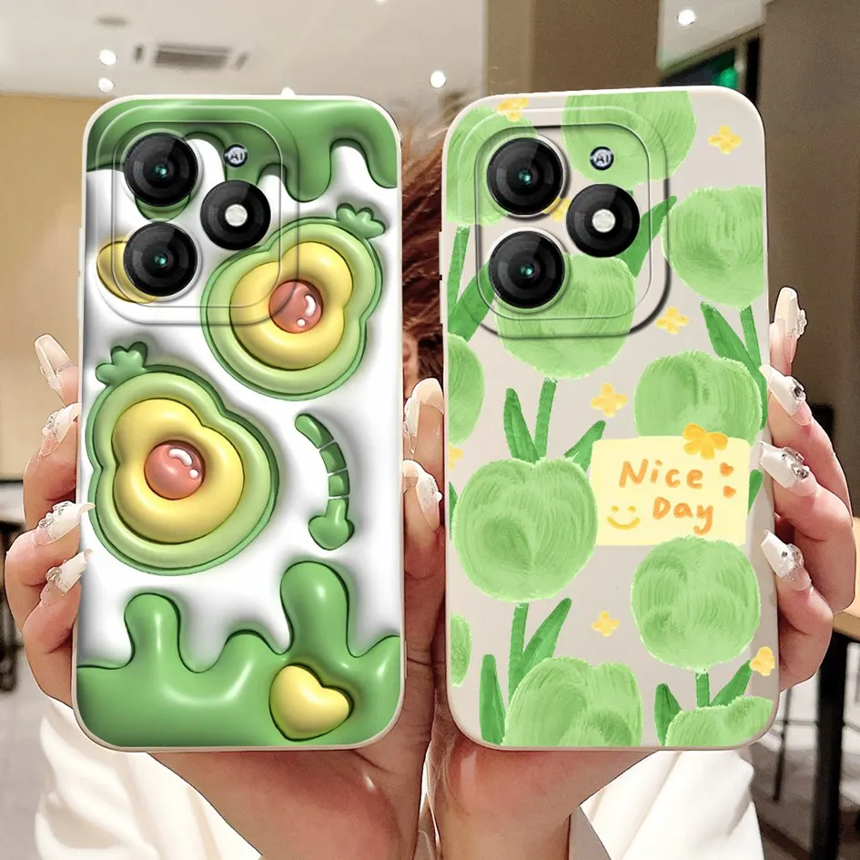 For itel A70 Case A665L Phone Case Cute Panda Cartoon Cover For ItelA70 2023 A665L Camera Anti Drop Protection Funda Soft Bumper