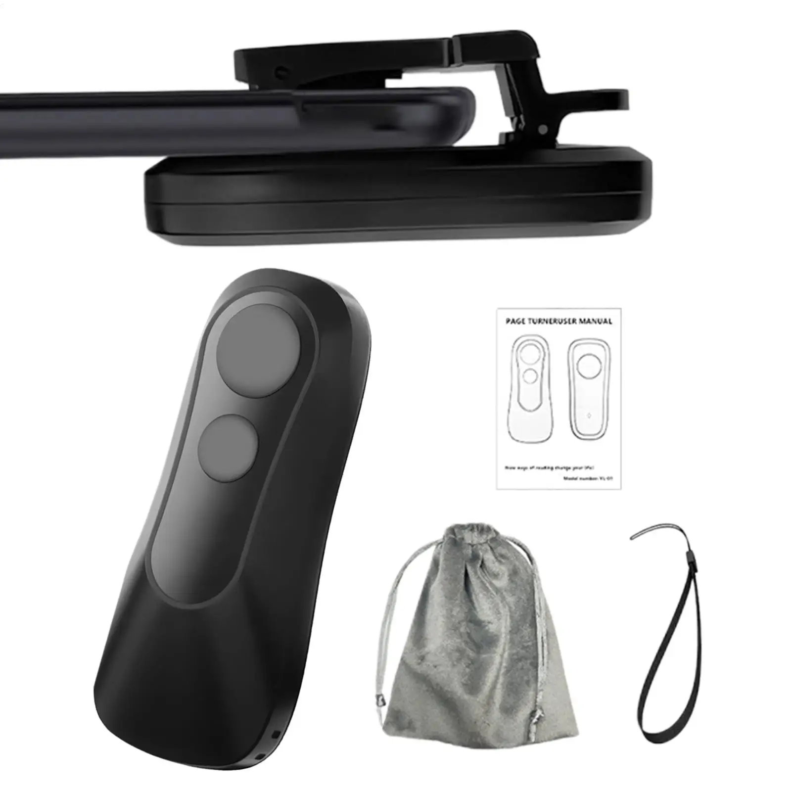 

E-book Controller Page Turner Wireless Anti-Scratch Silicone Pad Reading Tool Camera Video Record Shutter Selfie For Kindle