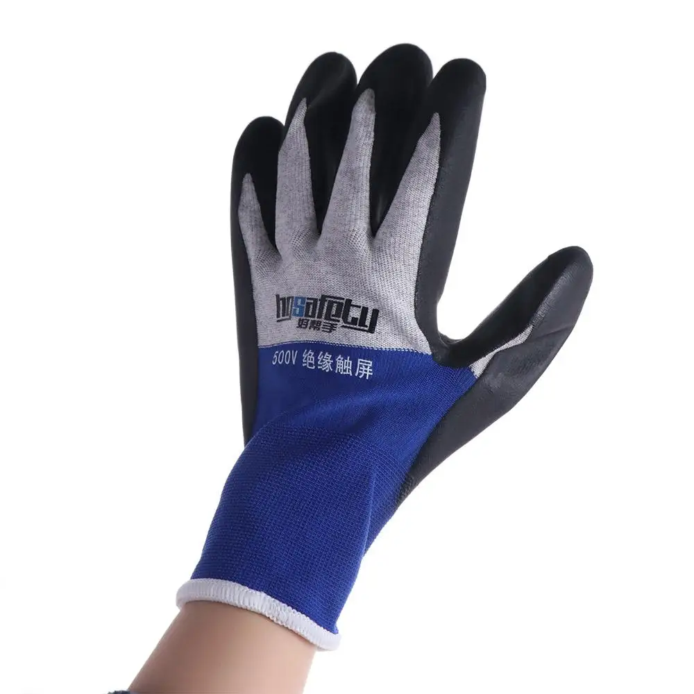 

Withstanding Voltage 400V/500V Electrical Insulating Gloves Touch Screen Oil Proof Anti-Electricity Gloves Nitrile Ultrathin