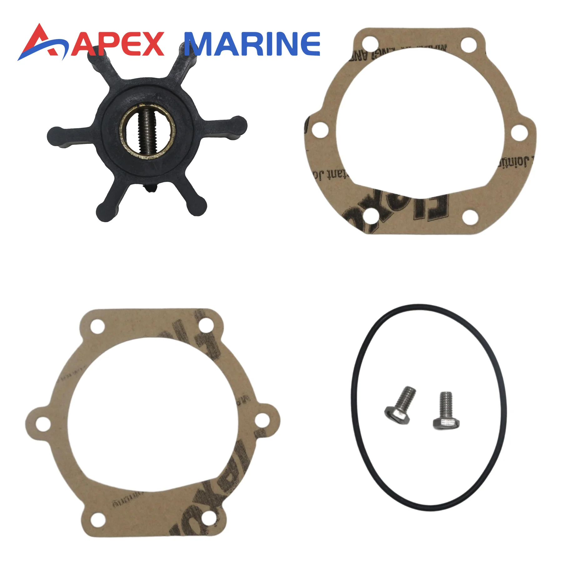 

Impeller Maintenance Kit 034440 034465 34465 Fits for Westerbeke Marine Raw Sea Water Pumps WB-033636 033636 33636
