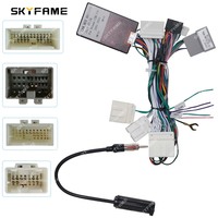 SKYFAME Car 16pin Wiring Harness Adapter Canbus Box Decode Android Radio Power Cabler For Infiniti Q45 Nissan CIMA F50