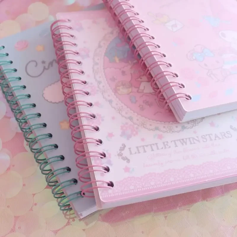 Kawaii Sanrio Hello Kitty My Melody Cinnamon Roll Notebook animation Notepad cartoon A6 Diary Student Stationery School supplies