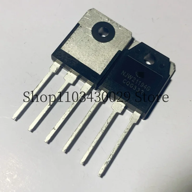 5Pairs(10PCS) New Original NJW21193G NJW21193 + NJW21194G NJW21194 TO-3P 16A 250V 200W NPN + PNP