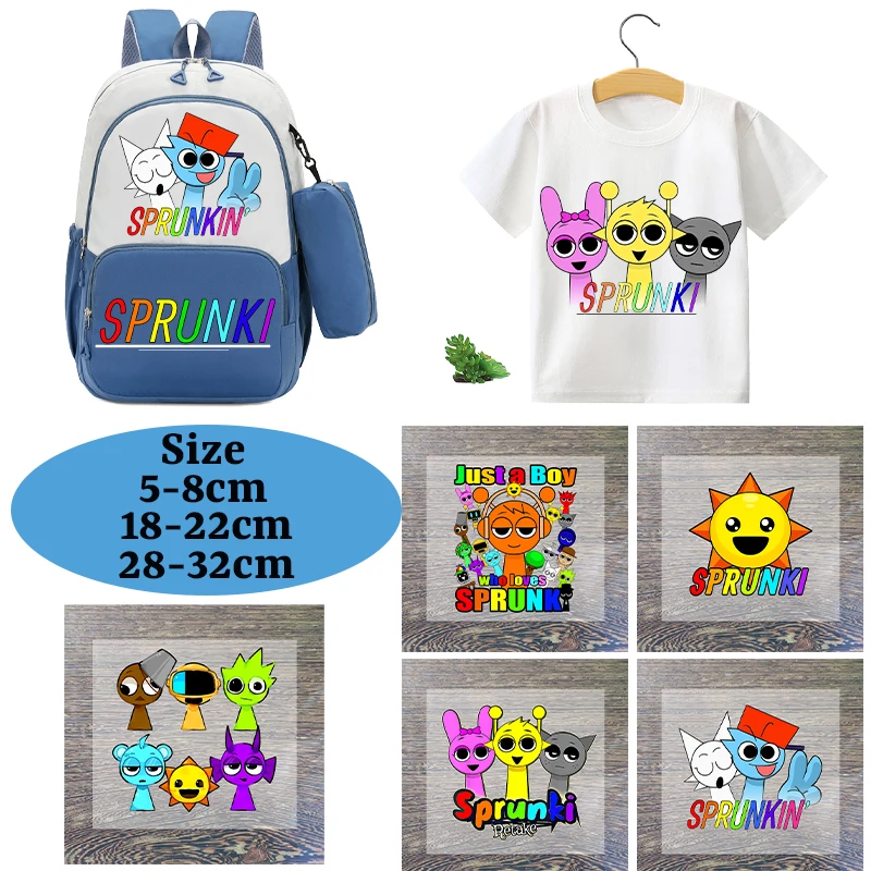 �y�Z�[�����zSprunki �A�C�A���ňߗ��p�p�b�`�A�j������ DIY �p�[�J�[ T�V���c�M�`�B�p�b�`���J�X�^���r�j�[���X�e�b�J�[�A�b�v���P