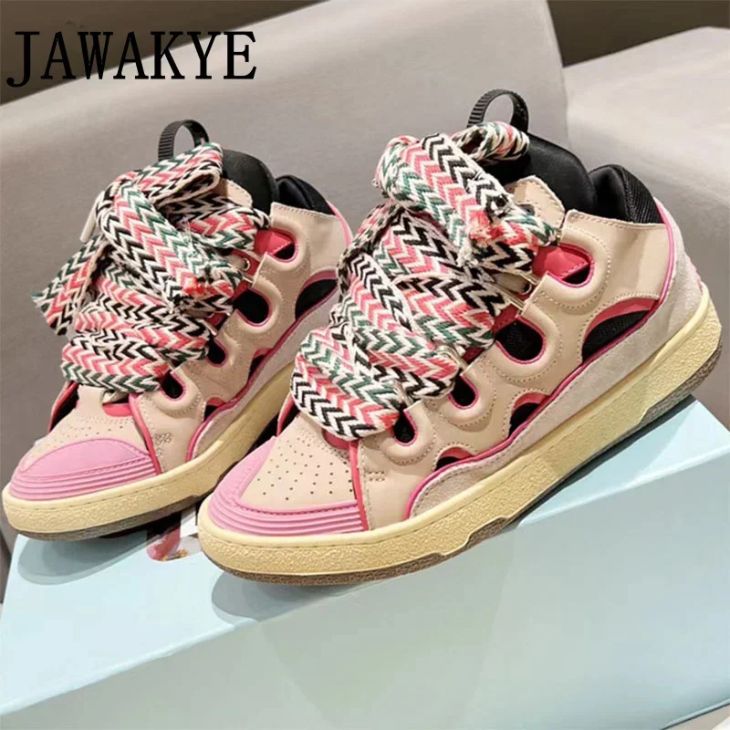 Hot Sale Top Quality Sneakers Flat Shoes Women Spring Breathable Casual Lace-Up Flat Shoes Unisex Comfort Trainer Run Shoes Men