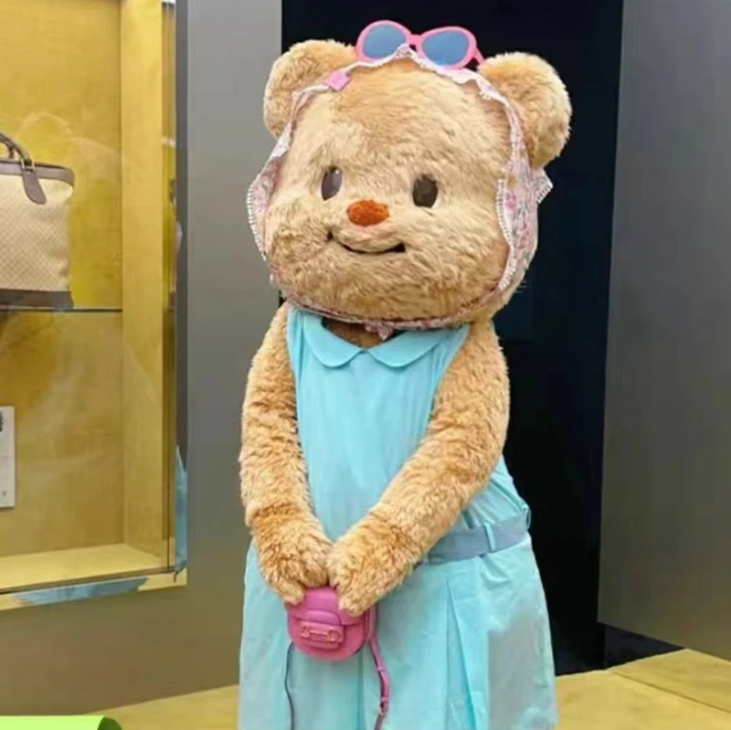 لطيف الكرتون الفراش زي التميمة تايلاند زبدة الدب تأثيري الرقص أداء الدعائم الطرف لجميع القديسين عيد الميلاد #4