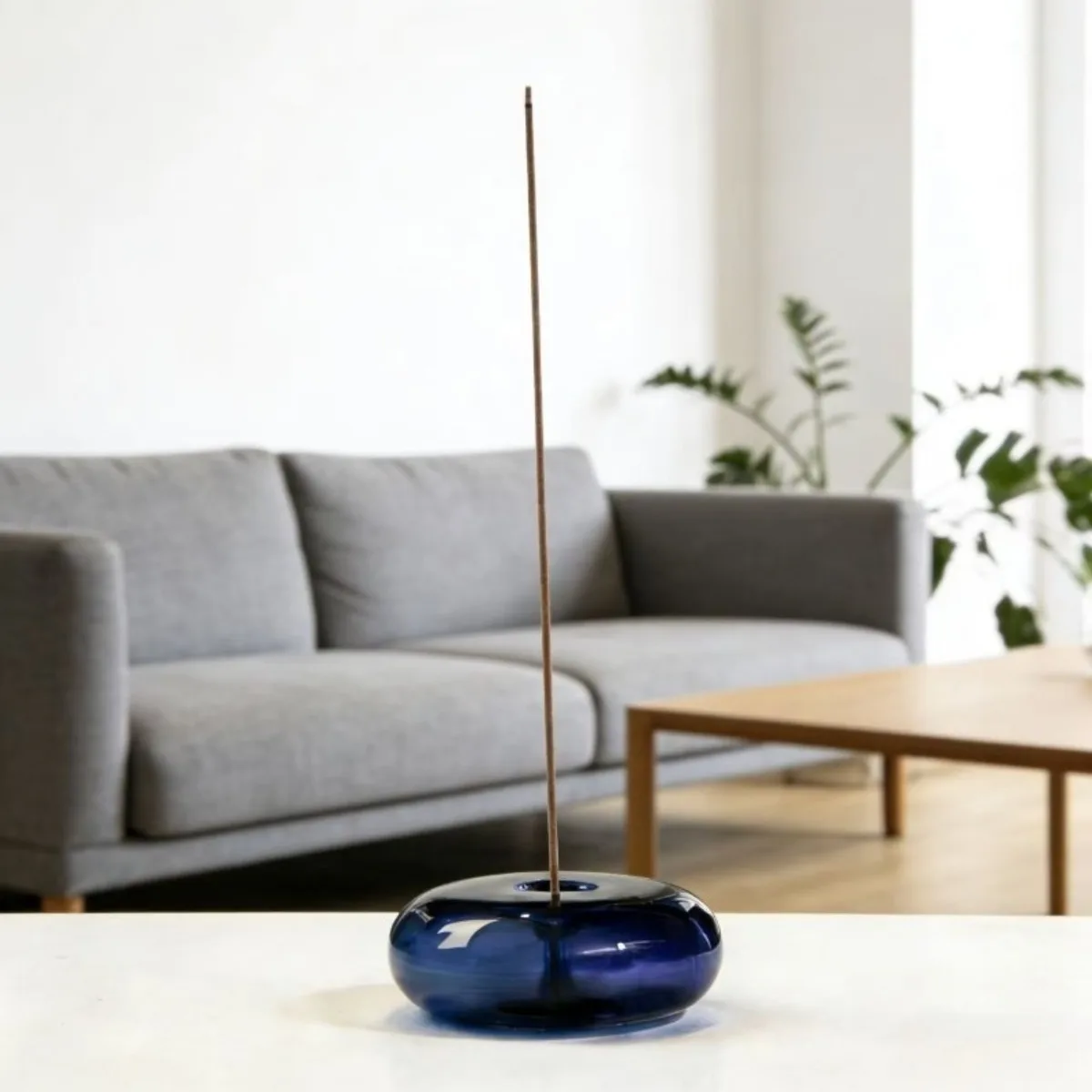 Glass Incense Burner Ash Catcher Stress Relief Aromatherapy Holder Decorative Home Fragrance Ornament Meditation Yoga Decor Gift