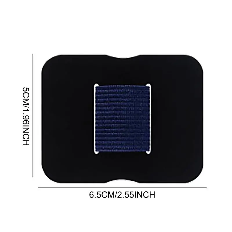 Pencil Clip PU Leather Pen Holder Self Adhesive Elastic Loop Cover Ring for Pencil Books Notebooks Journal Clipboard Stationery