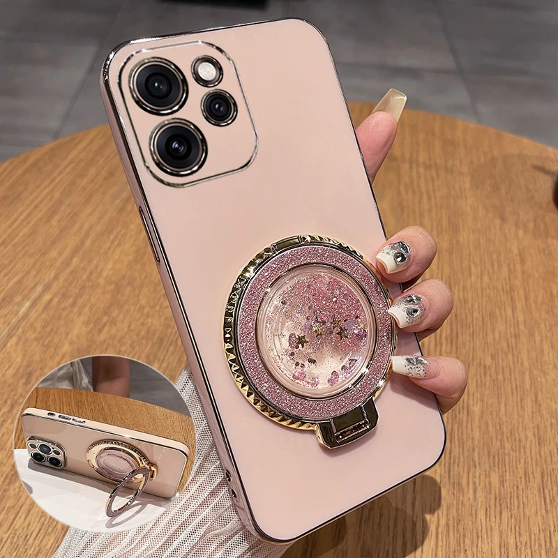 حافظة لهاتف رينو 15 برو مطلية بالحلوى من البولي يوريثان لهاتف OPPO Reno15 5G 15pro حامل مغناطيسي مقاوم للصدمات غطاء سيليكون