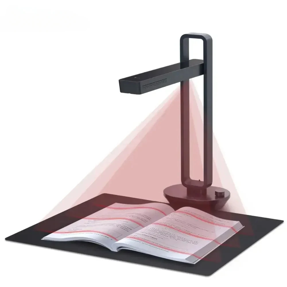 

Портативный книжный сканер CZUR Aura Pro, максимальный размер A3 с Smart OCR, светодиодная настольная лампа для семейного домашнего офиса