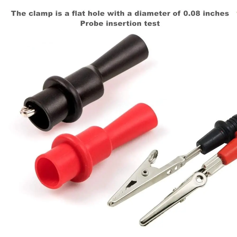 Multimeter Tool Univeral Alligator Crocodile Clamp Test Clip Wire Tips Test Clip MultiMeter Tester