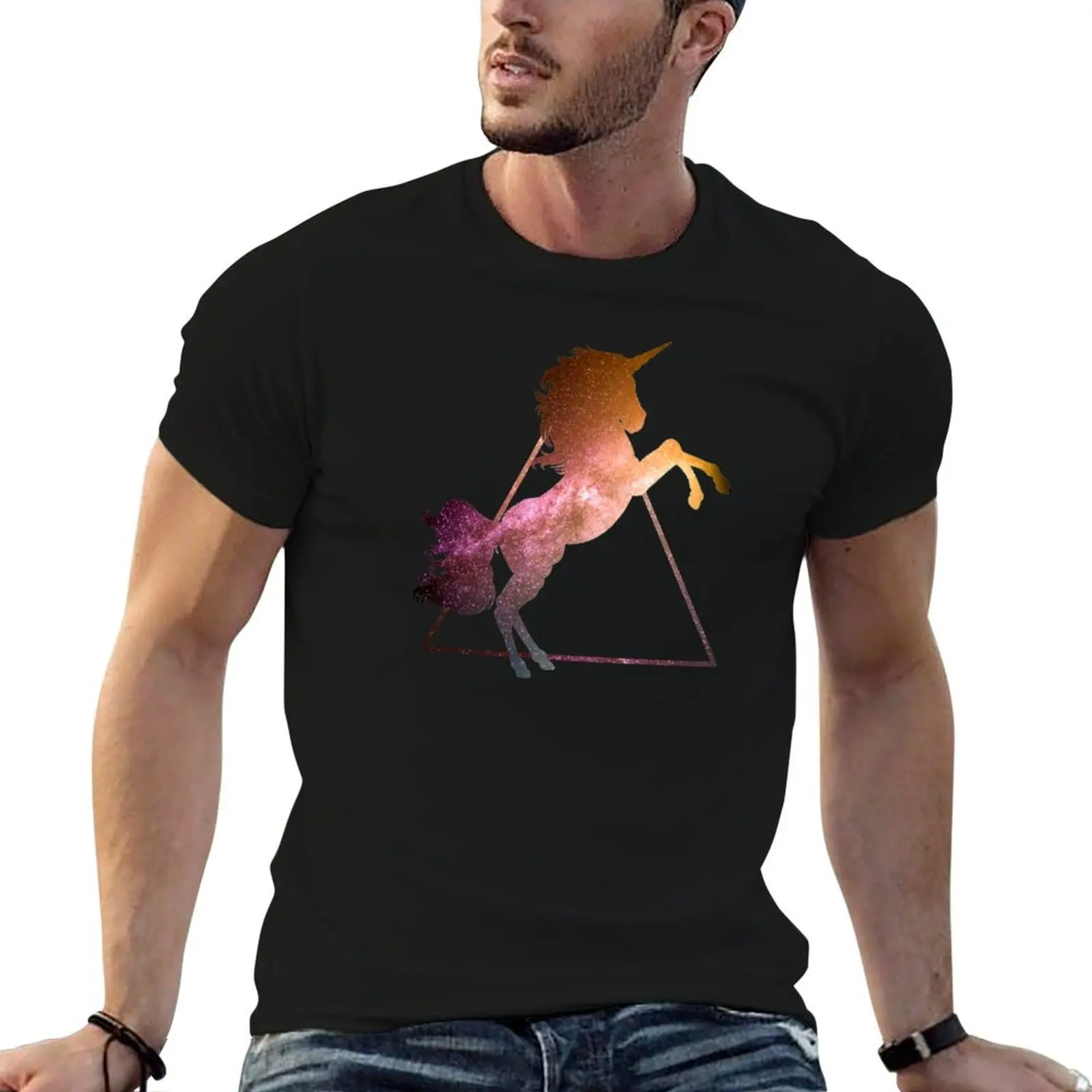 

Mythical Nebula Unicorn T-Shirt man t shirt designer man graphic t shirt T-Shirt
