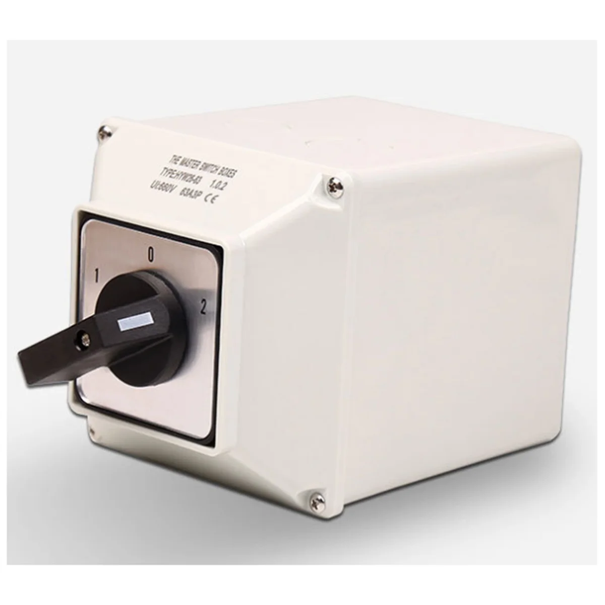 ABJZ SZW26/LW26-32 32A 3 موقف 2 المرحلة 1-0-2 التلقائي العالمي التحول مقبض دوار كام التبديل مع صندوق مقاوم للماء