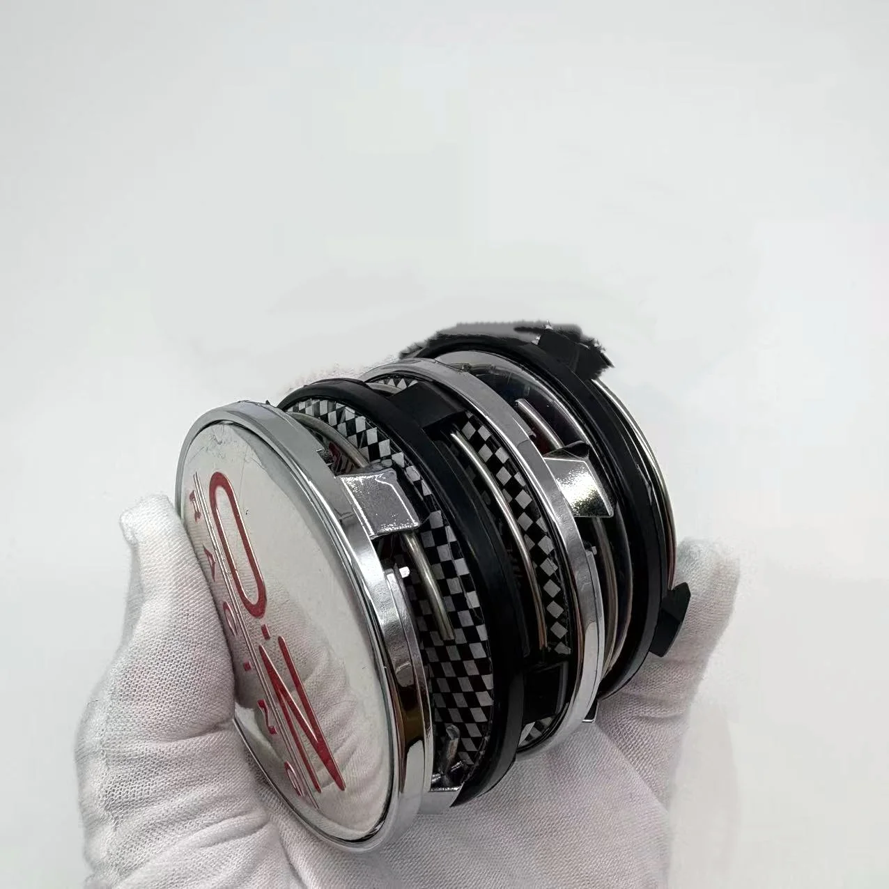 

4pcs 61MM ( 56MM ID) Car Wheel Center Caps With O.Z OZ Racing Logo Badge Wheels Hub Lid Rim Hubcap Cover Replace Car Accessories