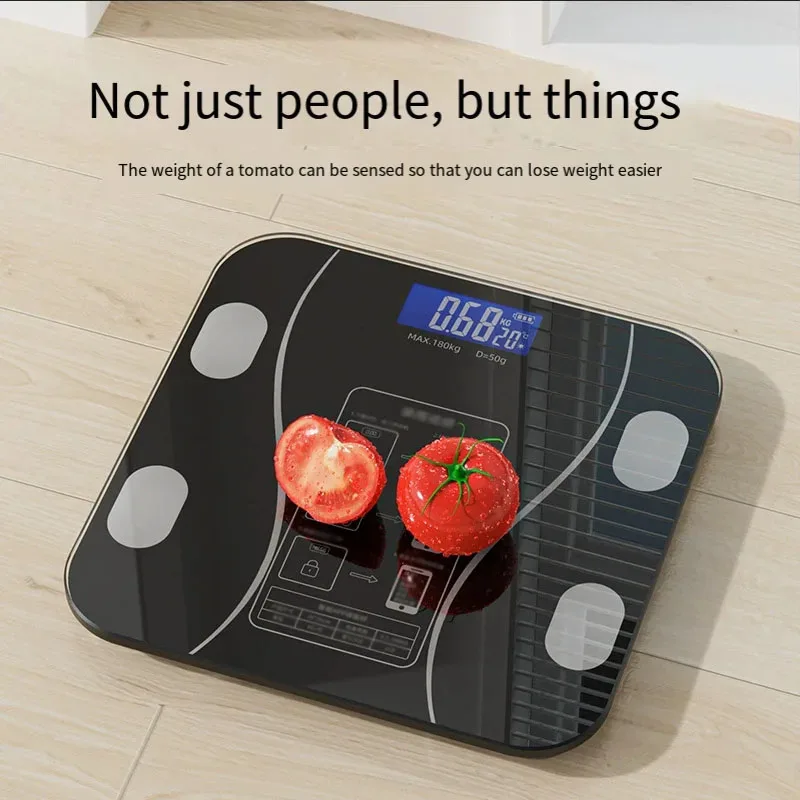 New LED charging smart app synchronizes body fat  digital proportion Bluetooth weight loss fat scale electronic scale