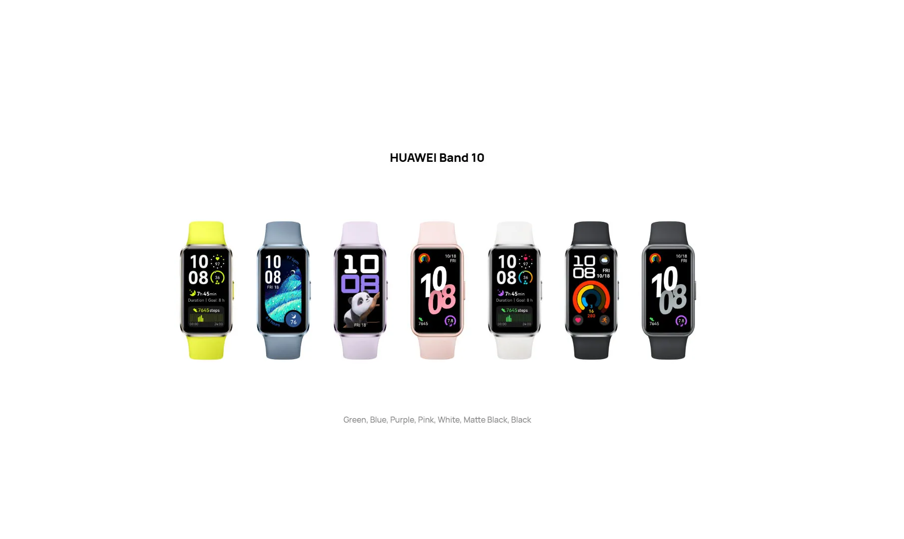 

Умные часы HUAWEI Band 10, с фитнес-мониторингом с питанием от искусственного интеллекта, анализ сна профессионального уровня, эмоциональный ведущий помощник, быстрая зарядка