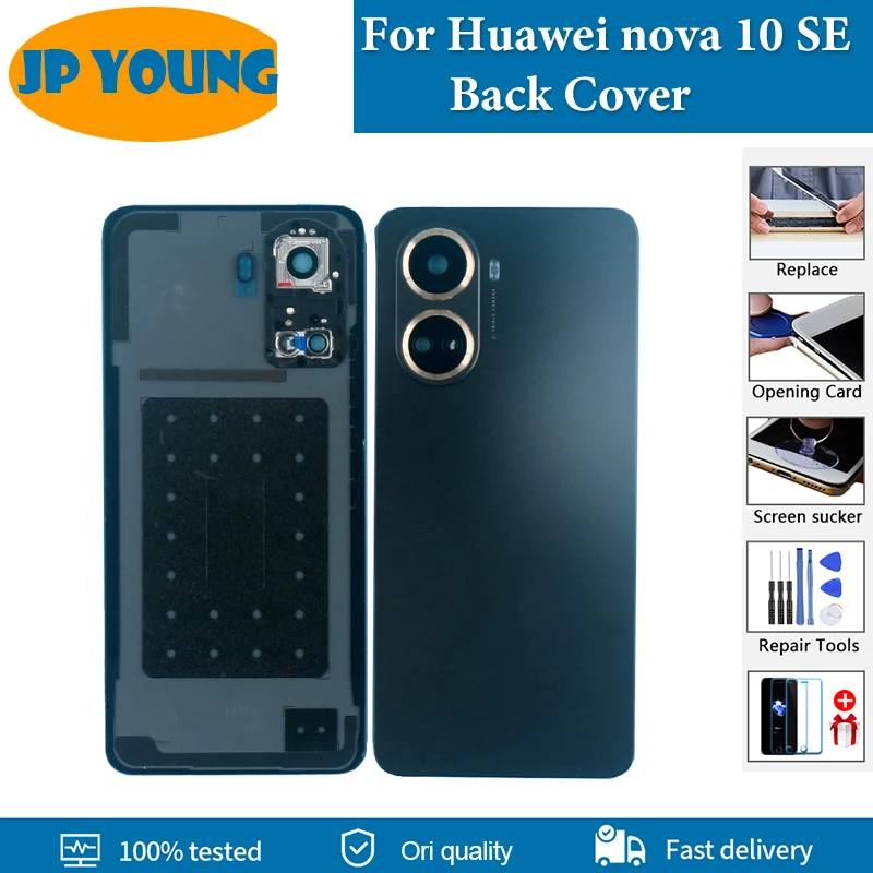 

Original Back Battery Cover For Huawei nova 10 SE Back Cover Door BNE-LX1 BNE-LX3 Rear Case Housing Cover Replacement Parts