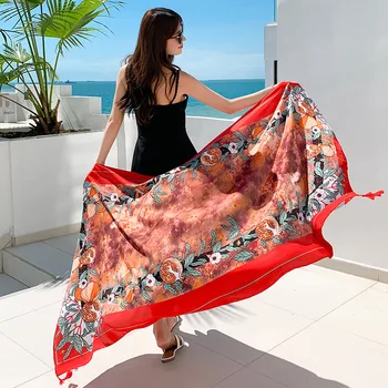 23 Styles 90x180cm Travel Beach Pareo Sunscreen Cover-Ups Women Large Dress Bikini…