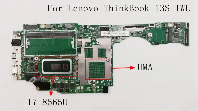 

For Lenovo ThinkBook 13s-IWL Laptop Mainboard DDR4 UMA I5-8265U I7-8565U CPU 100% Test Work