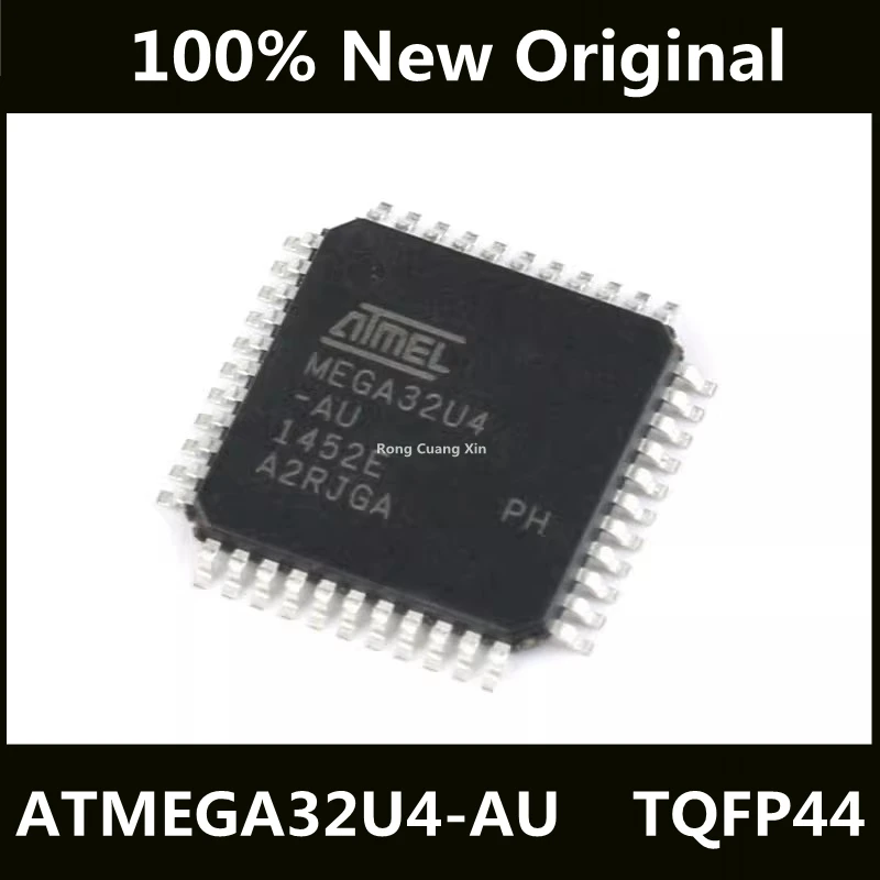 New Original ATMEGA32U4-AU MEGA32U4-AU MEGA32U4 8-bit Microcontroller AVR 16K Flash USB TQFP-44 Chip IC