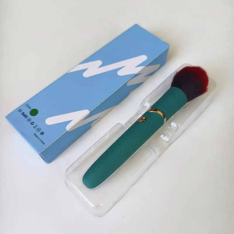 USB Rechargeable Cosmetic Brush,Electric Makeup Brush, 10 Gear Vibration Makeup Brush For Liquid Powder Blusher Concealer