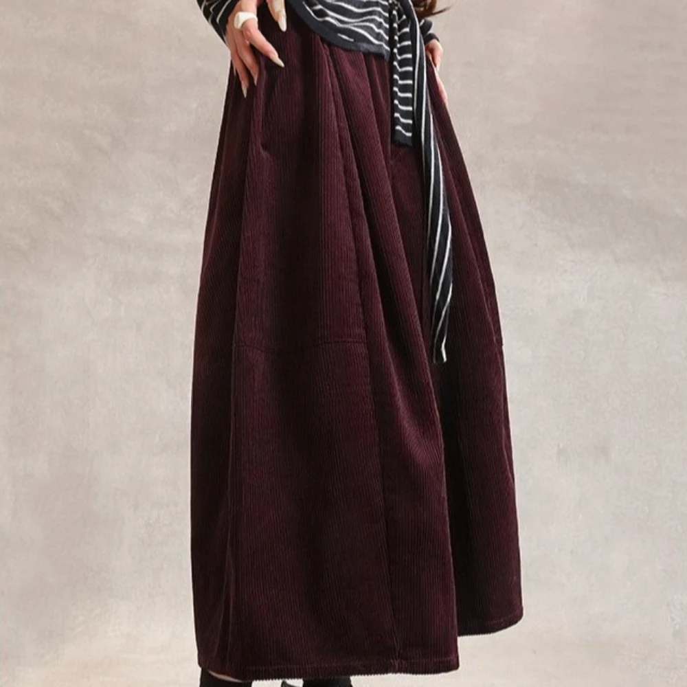 TWOTWINSTYLE 솔리드 스플라이스 드로스트링 시크 바지 여성용 하이웨이스트 루즈 스트리트웨어 기본 여성 바지 가을 신상 패션