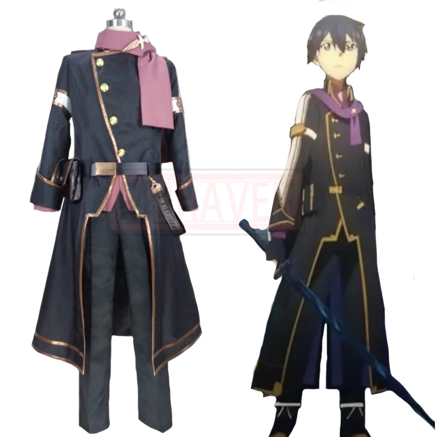 

Sword Art Online Last Recollection Kirigaya Kazuto Kirito Christmas Halloween Uniform Outfit Cosplay Costume Customize Any Size