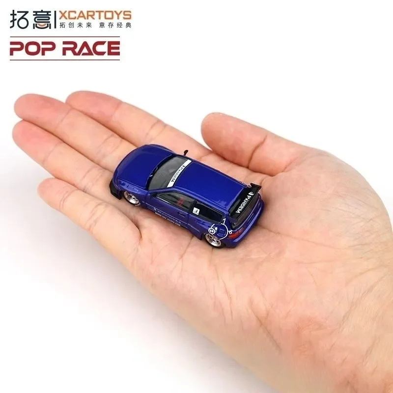 دييكاست 1/64 مقياس هوندا سبيكة سيارة نموذج Pandem سيفيك EG6 لعب المركبات لعب للأولاد هدية الصندوق الأصلي