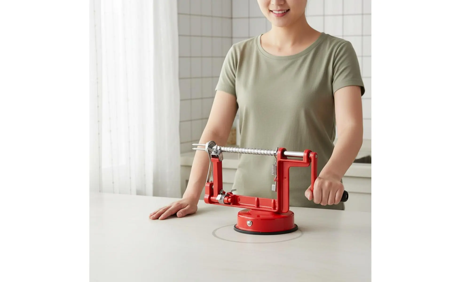 Apple Peeling Tool Cutter Corer Multi Function 3 in 1 Apple Peeling Tool Food Prep Gear Hand Crank Kitchen Tool Easy to Use Apple Peeling Tool Cutter Corer Multi Function 3 in 1 Apple Peeling Tool Food Prep Gear Hand Crank Kitchen Tool Easy to Use