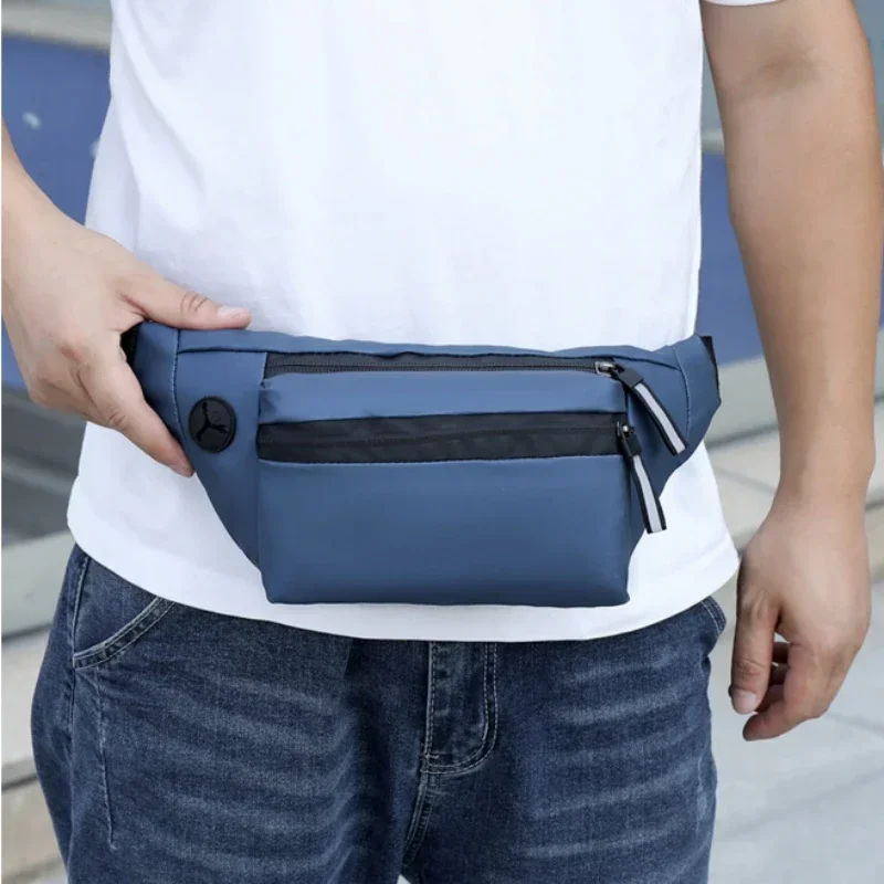 Men Waterproof Belt Bag Fashion Chest Pack Male Waterproof Waist Bag Outdoor Sports Fanny Pack Men's Travel Shoulder Bags