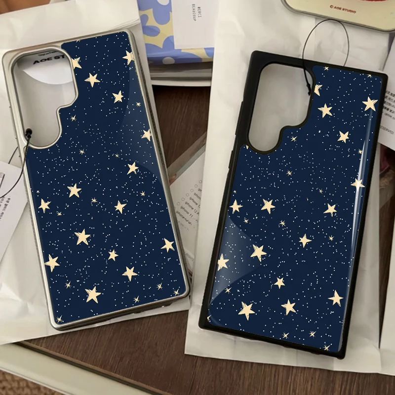 the Milky Way Epoxy Phone Case Anti-drop  FOR Samsung Galaxy 23/24/25/26 PLus FE ULTRA EDGE