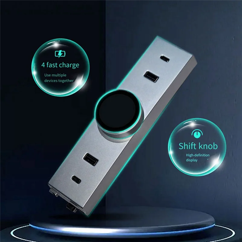 

BB-Docking Station Physical Rotary Gear Shift Knob For Tesla Model 3 Highland 2024 USB Hub