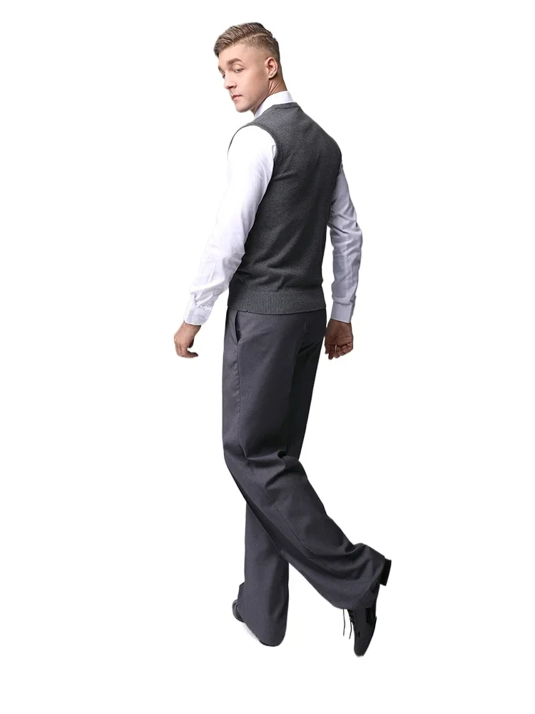 Nieuwe high-end heren moderne dansbroek dansbroek latin danskleding M001