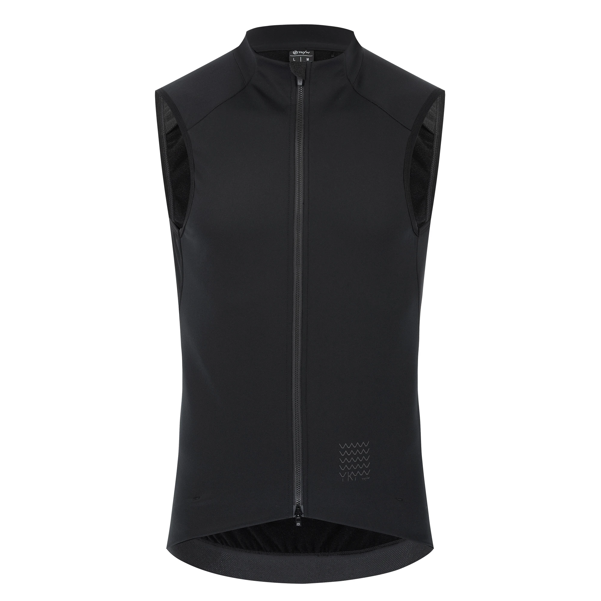 YKYWBIKE Fahrradweste, Fahrradweste, Thermo-Winter, winddicht, 2-Wege-Reißverschlüsse, Rennrad, spritzwassergeschützt, Radfahren, Windjacke