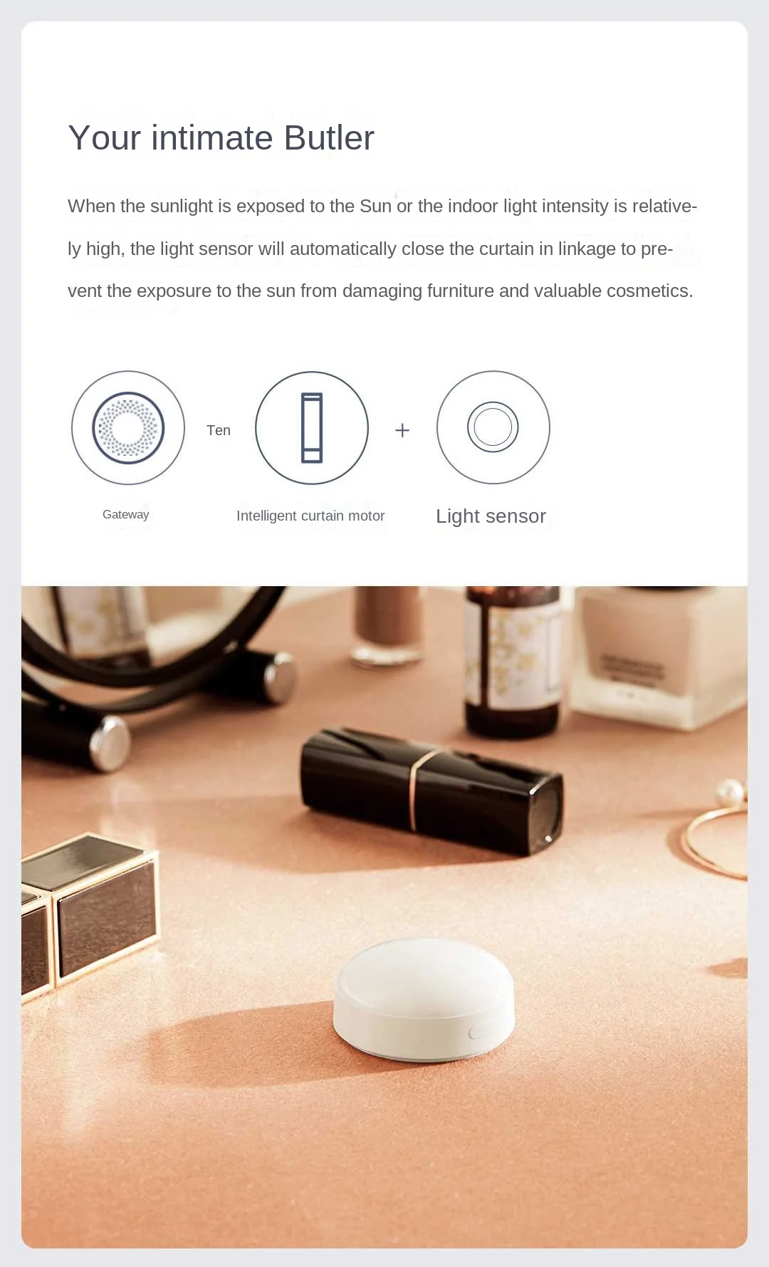 Original Aqara Light sensor T1 Zigbee 3.0 Brightness Sensor Smart Induction Light Change for Mi home Homekit Smart Home