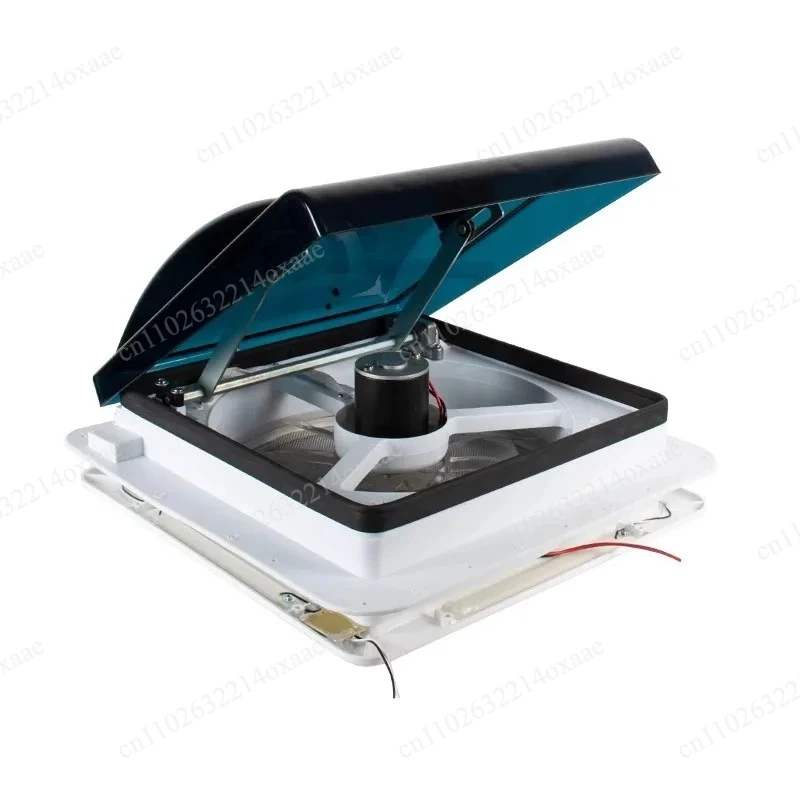 Two-Way 12V RV Roof Ventilation Fan with Rain, Insect and Waterproof Cover, Caravan Toilet Exhaust Fan Upgrade