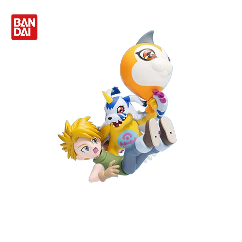 BANDAI Original Digimon Adventure Animation Game Peripheral Toy Agumon Gabumon Boxed Gacha Anime Action Model Figures Collection