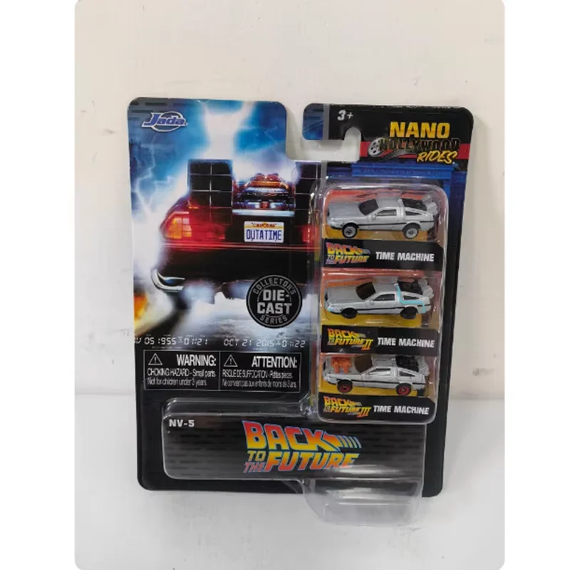 Jada Back to the Future Alloy Simulation Car Model Static Collection Decoratede Holiday Gifts Toys Souvenir Gift - view 2