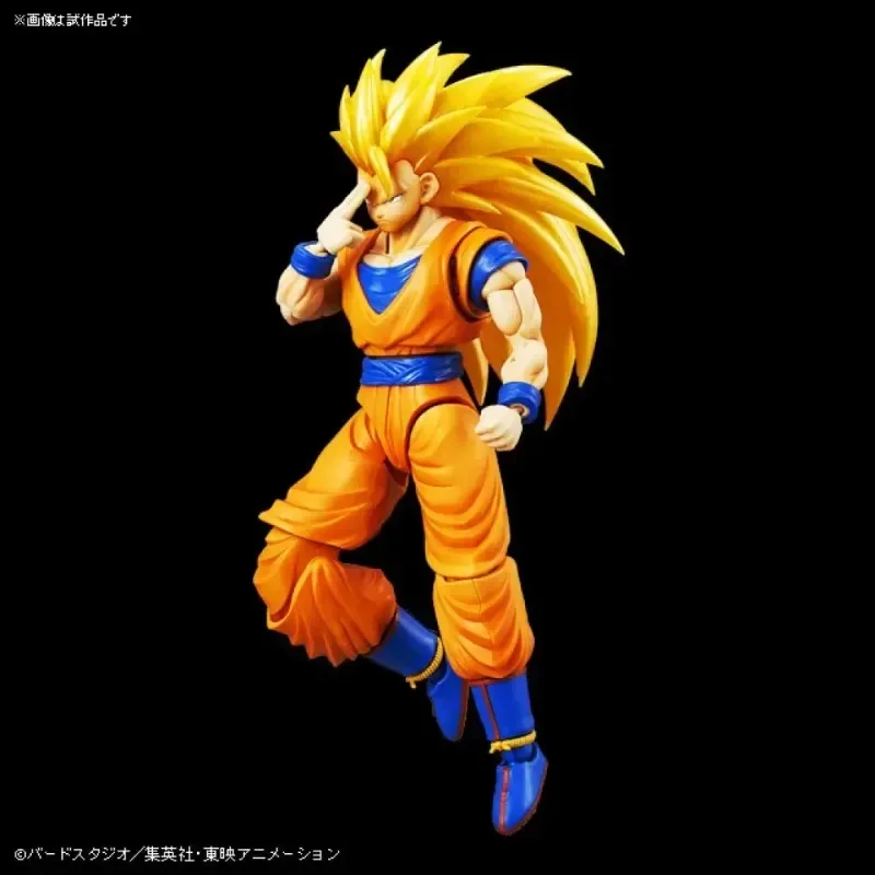 En Stock genuino Bandai Dragon Ball Z figura-rise estándar FRS SUPER SAIYAN 3 SON GOKOU Anime figura de acción juguete de modelo de ensamblaje