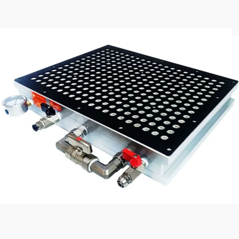 Industrial CNC vacuum suction cup metal porous strong no sealing strip machining center fixture negative pressure multi-point