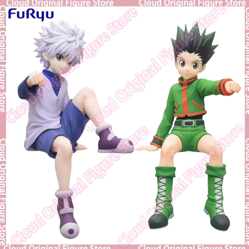 

In Stock 100% Original FuRyu Hunter Hunter 13cm Killua Zoldyck Noodle Stopper Anime Figurine PVC Model Doll Toy Decoration Gift