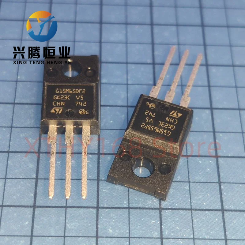 2PCS STGF15M65DF2 G15M65DF2 IGBT TRENCH FS 650V 30A TO220FP New&Original