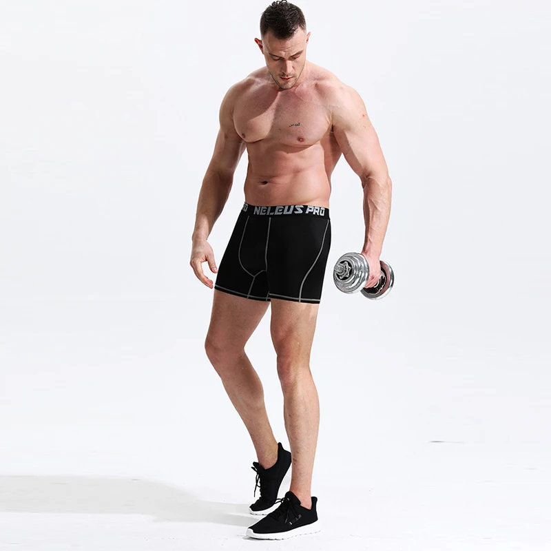 Men Compression Short Running Tights Men Quick Dry Gym Fitness Sport Leggings Running Shorts Male Underwear Sport Shorts