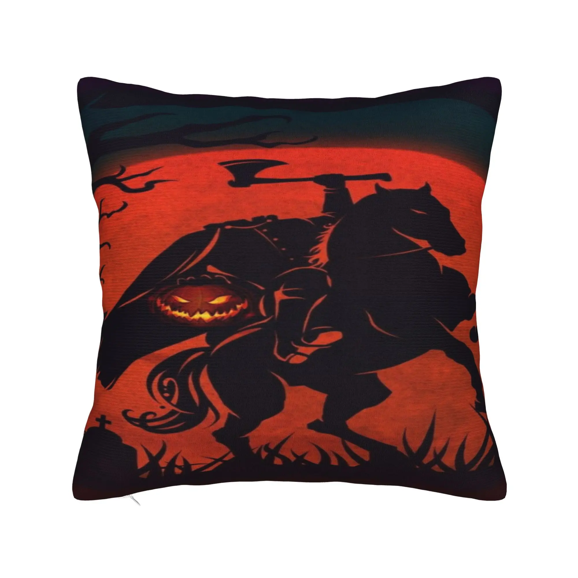 Headless Horseman  Pillowcases Merch Printed Cushion Cover  Pillow Covers Home Decor Zipper Multi-Size