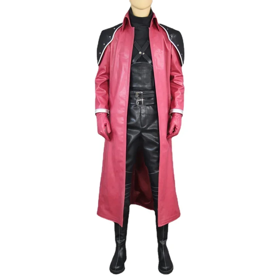 Disfraz de Cosplay rojo FFVII Genesis Rhapsodos Final Fantasy 7
