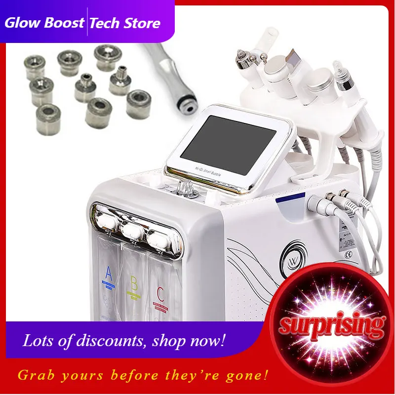 

NYHot selling hydro Microdermabrasion machine hydra 7 in1 h202 beauty machine facial machine